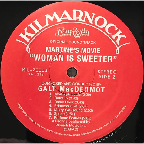 Galt MacDermot - OST Woman Is Sweeter