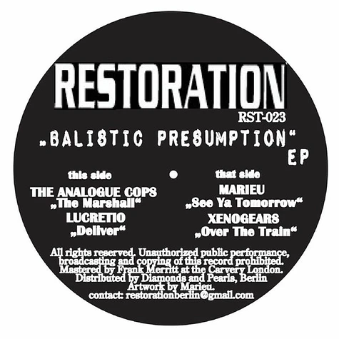 V.A. - Balistic Presumption EP