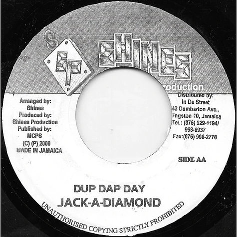 Merciless / Jack-A-Diamond - Lion In A Zion / Dup Dap Day