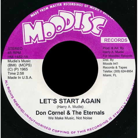 Cornell Campbell & The Eternals - Let's Start Again