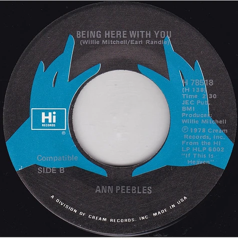 Ann Peebles - I Didn't Take Your Man / Being Here With You