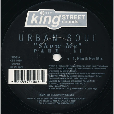 Urban Soul - Show Me (Part II)