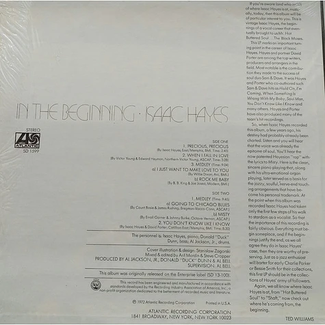 Isaac Hayes - In The Beginning