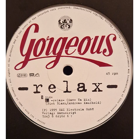 Gorgeous - Relax