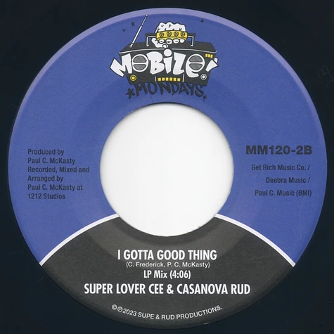 Super Lover Cee & Casanova Rud - Girls Act Stupid-Aly / I Gotta Good Thing