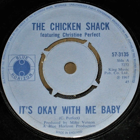 Chicken Shack - It's Okay With Me Baby