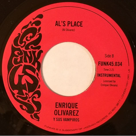 Enrique Olivarez Y Los Vampiros - Communicate / Al's Place