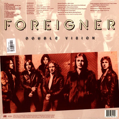 Foreigner - Double Vision Translucent Grape Vinyl Edition