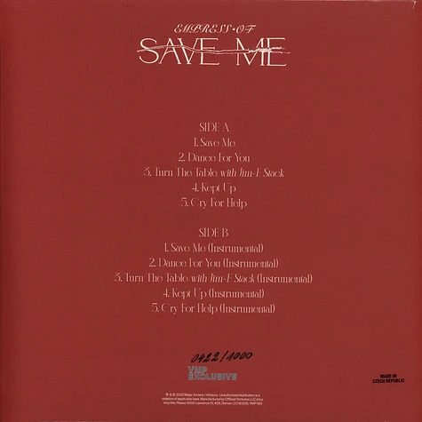 Empress Of - Save Me Ep Vinyl Me, Please Edition