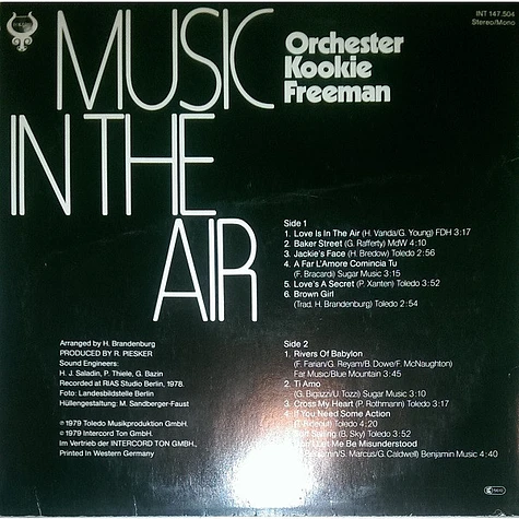 Orchester Kookie Freeman - Music In The Air