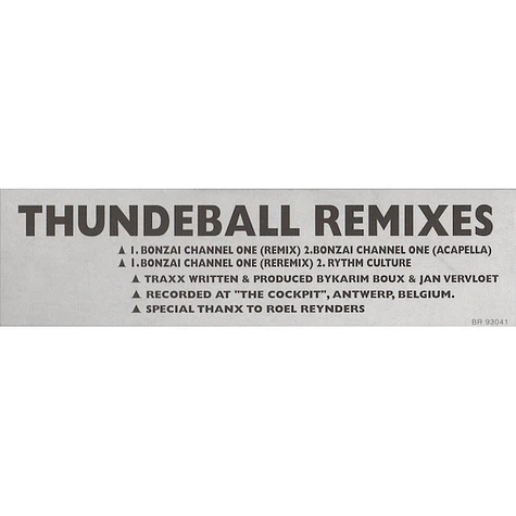 Thunderball - Remixes