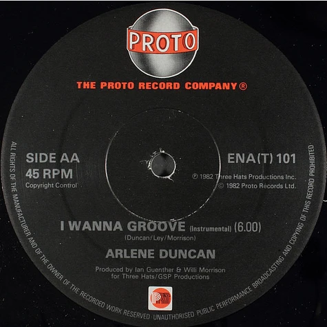 Arlene Duncan - I Wanna Groove