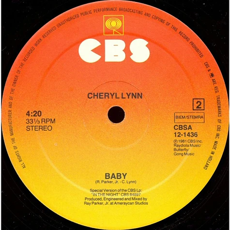 Cheryl Lynn - Shake It Up Tonight