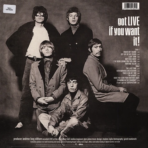 The Rolling Stones - Got Live If You Want It! Vinyl Edition