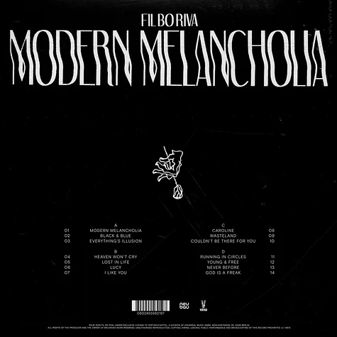 Fil Bo Riva - Modern Melancholia Limited Clear Vinyl Edition w/ Signed Poster