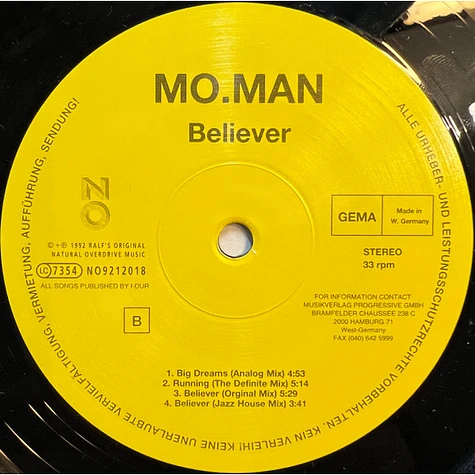 Duane Moman - Believer