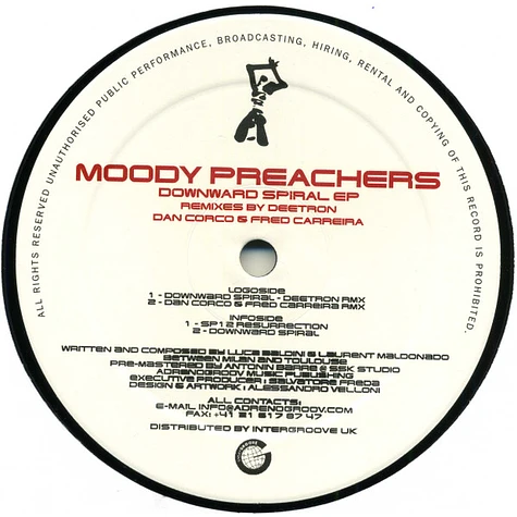 Moody Preachers - Downward Spiral EP