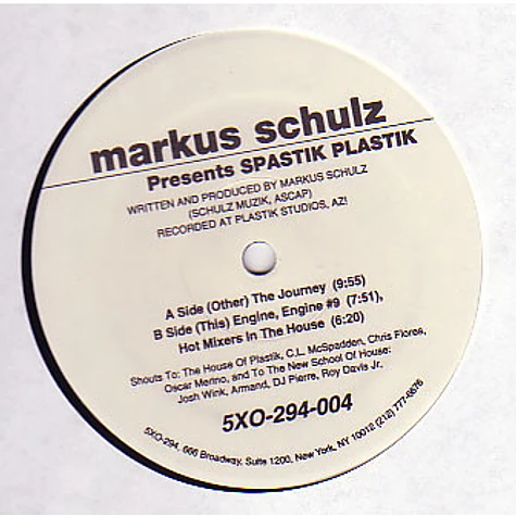 Markus Schulz Presents Spastik Plastik - The Journey