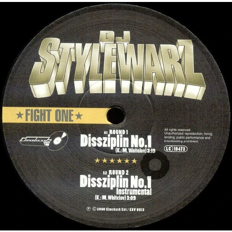 DJ Stylewarz - Dissziplin No.1