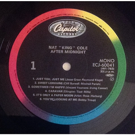 The Nat King Cole Trio - After Midnight