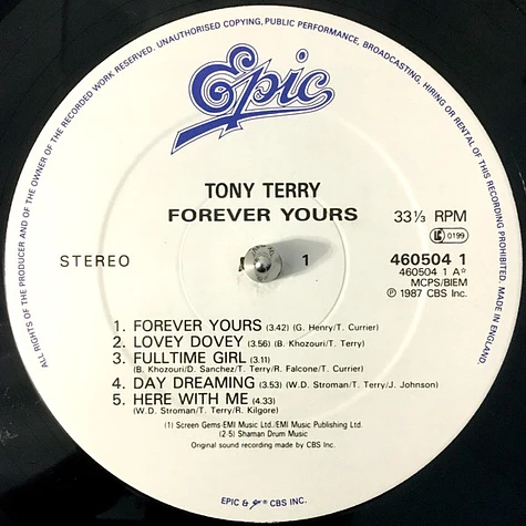 Tony Terry - Forever Yours