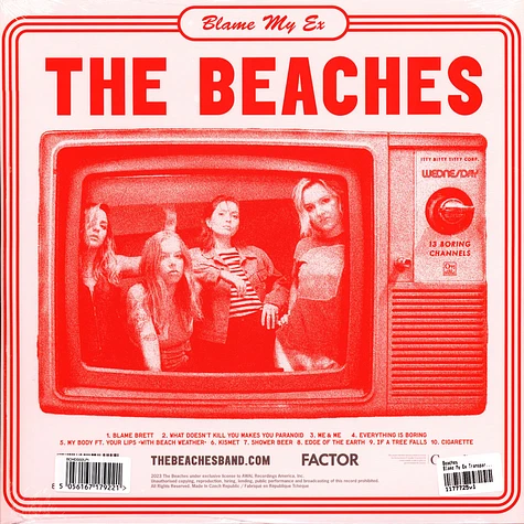 Beaches - Blame My Ex Transparent Blue Vinyl Edition