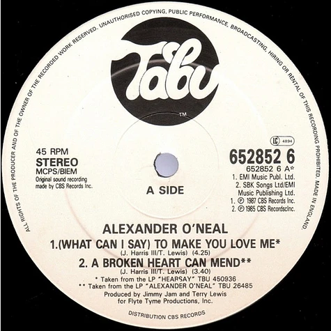 Alexander O'Neal - (What Can I Say) To Make You Love Me