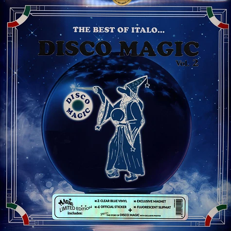 V.A. - The Best Of Italo Disco Magic Volume 2 Clear Blue Vinyl Edition