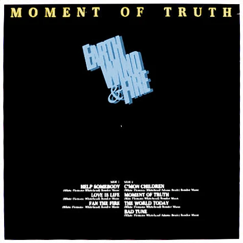 Earth, Wind & Fire - Moment Of Truth