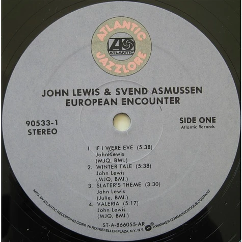 John Lewis & Svend Asmussen - European Encounter