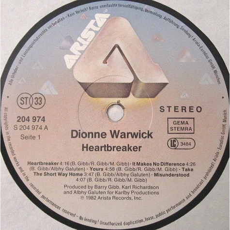 Dionne Warwick - Heartbreaker