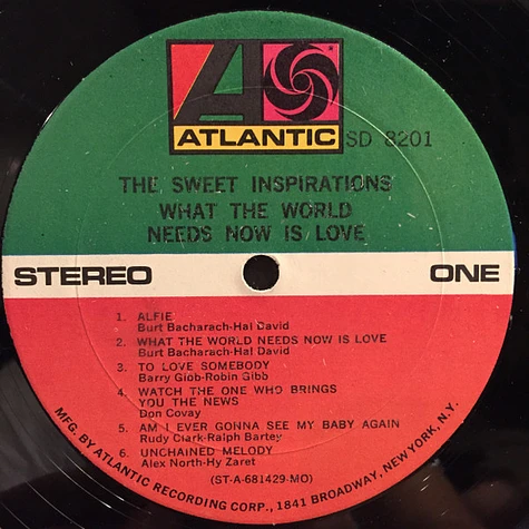 The Sweet Inspirations - What The World Needs Now Is Love