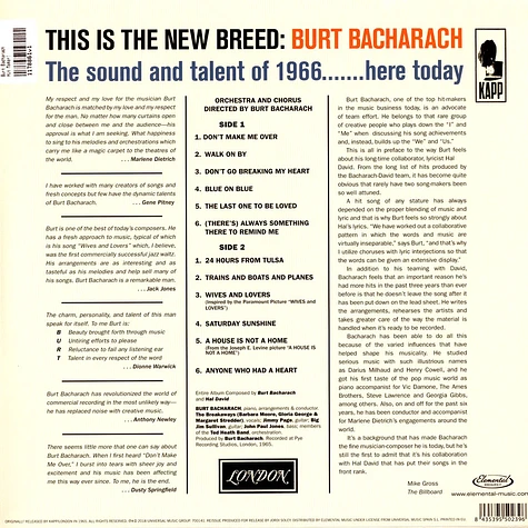 Burt Bacharach - Hit Maker!