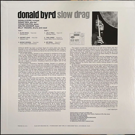 Donald Byrd - Slow Drag