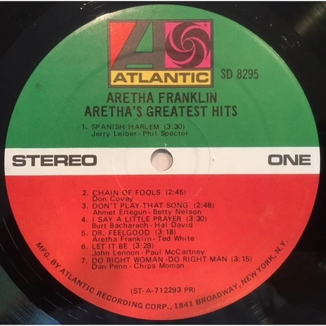 Aretha Franklin - Aretha's Greatest Hits