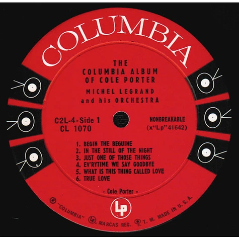 Michel Legrand Et Son Orchestre - The Columbia Album Of Cole Porter