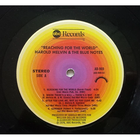 Harold Melvin And The Blue Notes - Reaching For The World