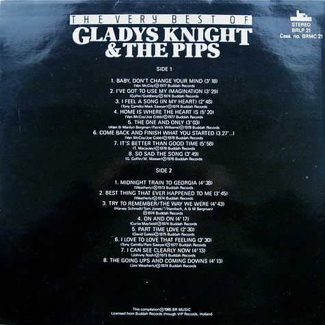 Gladys Knight And The Pips - The Very Best Of Gladys Knight & The Pips