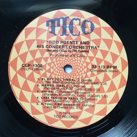 Tito Puente & His Concert Orchestra - Tito Puente And His Concert Orchestra