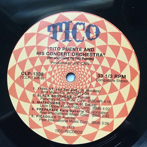 Tito Puente & His Concert Orchestra - Tito Puente And His Concert Orchestra