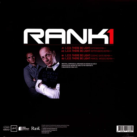 Rank 1 - L.E.D. There Be Light & Remixes Vinyl