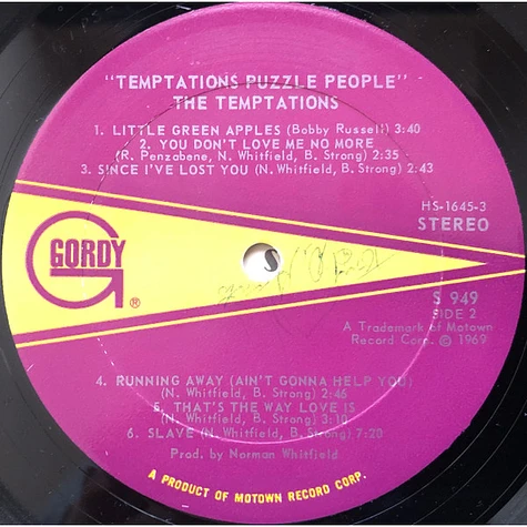 The Temptations - Puzzle People