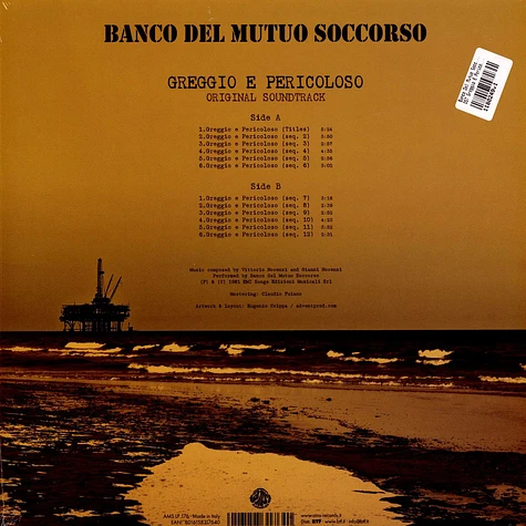 Banco Del Mutuo Soccorso - OST Greggio E Pericoloso