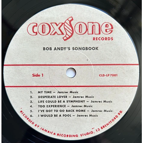 Bob Andy - Bob Andy's Song Book