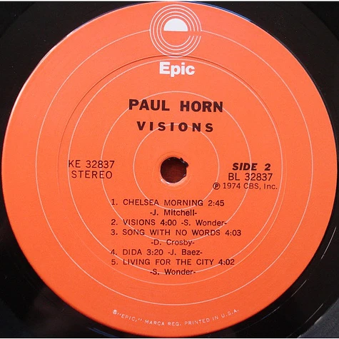 Paul Horn - Visions