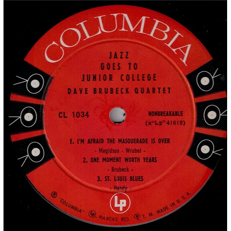 The Dave Brubeck Quartet - Jazz Goes To Junior College