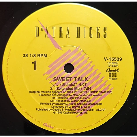 D'Atra Hicks - Sweet Talk