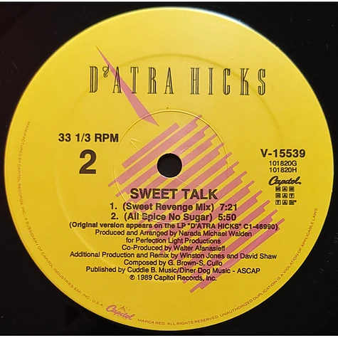 D'Atra Hicks - Sweet Talk