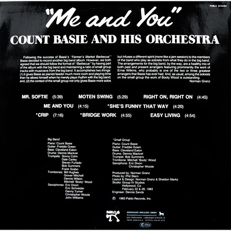 Count Basie Orchestra - Me And You