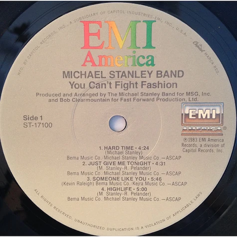 Michael Stanley Band - You Can't Fight Fashion